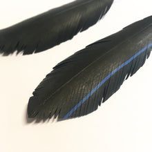 Bicycle Tyre "Feather" Earrings