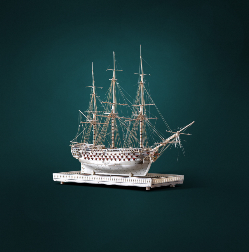 ARC Exclusive Print of the Bone Ship (Replica of the HMS St George)