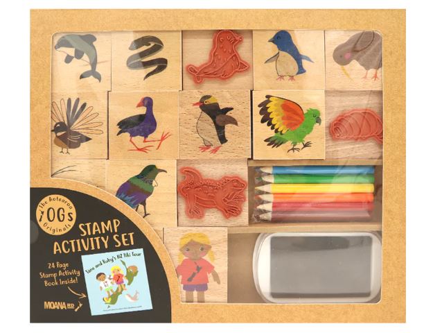 Stamp Activity Set : Tane and Ruby’s NZ Tiki Tour